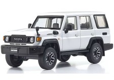 Kyosho 1/43 Toyota Land Cruiser 70 Super White II Diecast Model Car