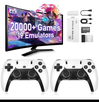 Video Game Stick Console 2.4G Dual Wireless Controller Game