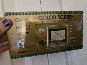 Nintendo Game & Watch Legend of Zelda  Vintage Handheld VideoGame Clock BOX ONLY