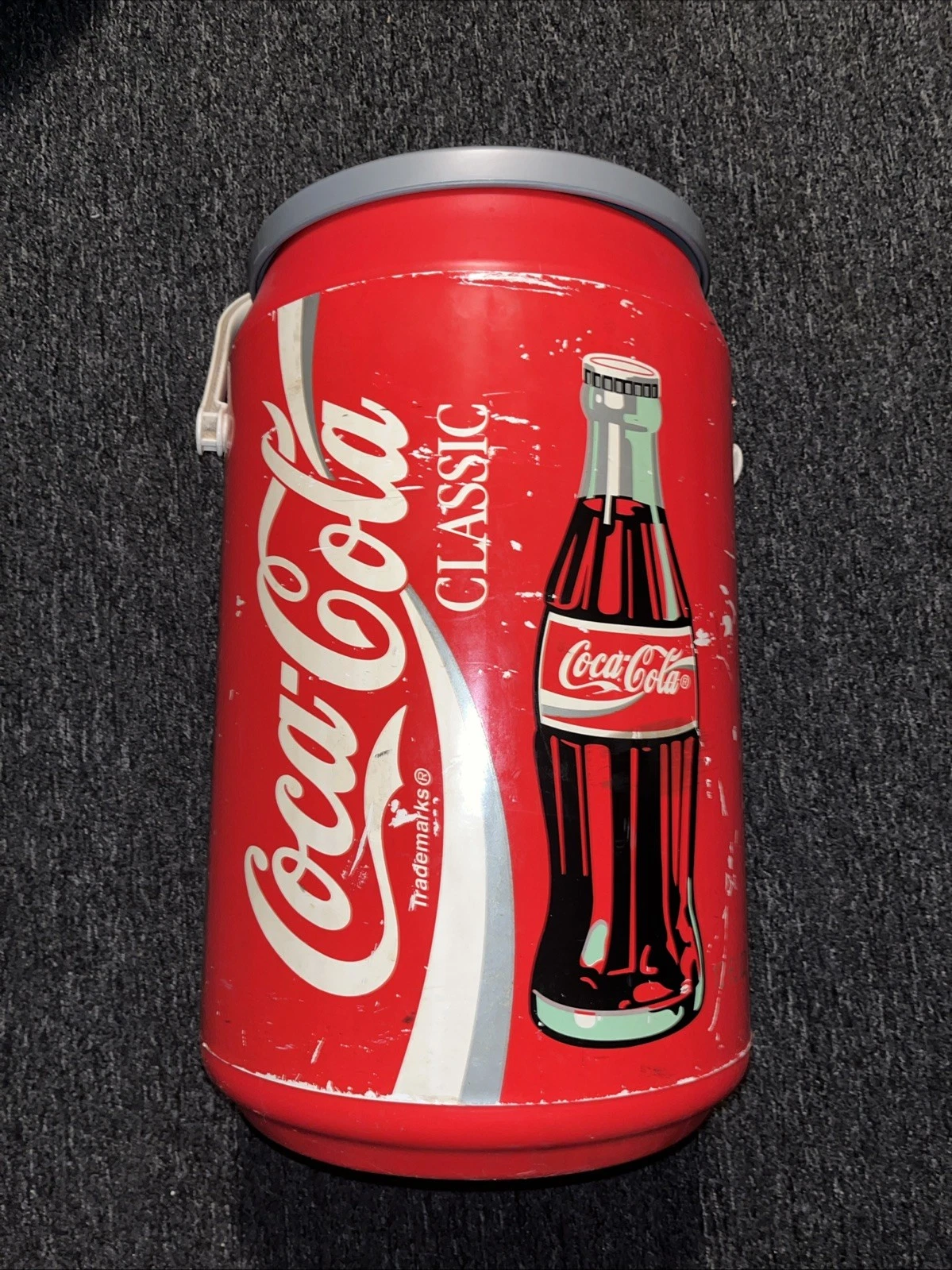 Coca Cola Cooler Coke Classic 20” Tall Can Kooler Kraft 1993 Red VINTAGE