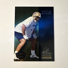 SkyBox 1993 Skybox Premium Willie Roaf Rookie Insert PR9 Saints NFL Card. rookie card picture