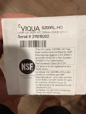 Viqua S200RL-HO Replacement Part Compatible with S200RL-HO UV LIGHT