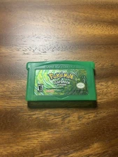 Pokémon LeafGreen Version 2004 (GBA) Authentic OEM Cartridge Save Tested! Nice!!