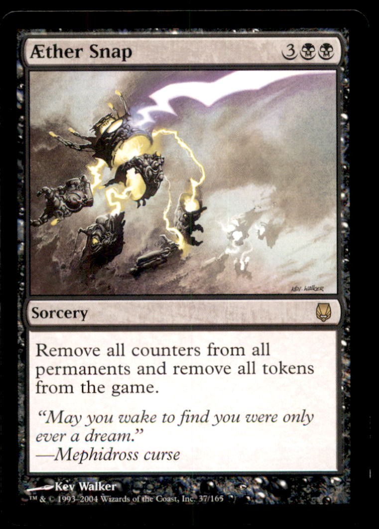 MTG Aether Snap LP Light Play Darksteel [4644]