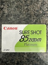 Vintage Canon SureShot 85 Zoom Platinum 35mm Compact Film Camera