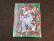 2025 Panini Select Green Flash Prizm #27 YADIER MOLINA SP card! CARDINALS!