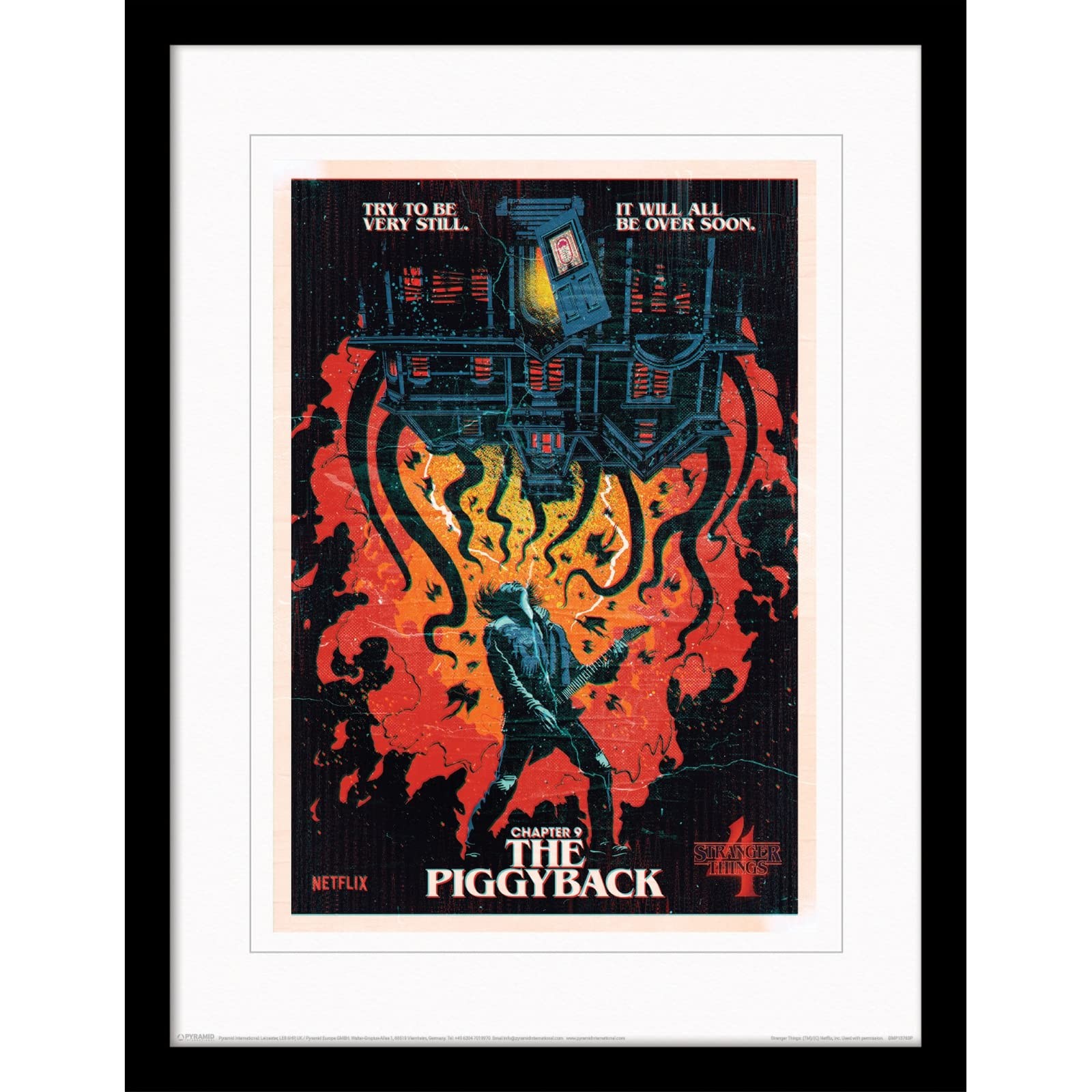 Pyramid International Stranger Things Poster with Border and Black Frame Chapte 6890₽