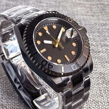 Tandorio 40mm Business Sapphire Glass Fit NH35A Automatic Men Diver Watch 20ATM