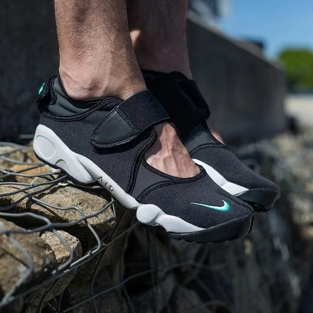 Nike Air Rift - 2014 - Split Toe - Black Menta - Size UK 9 (EU 44) US 10 — 第 2/4 张图片