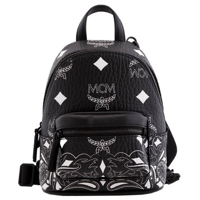 MCM Stark Bandana VI Mini Backpack MMKDAVE05BK001