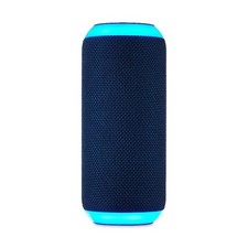 Wireless Bluetooth Portable Speaker with LED Lights Navy Medium Rugged Design