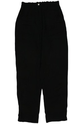 Pull & Bear Stoffhose Damen Hose Pants Chino Gr. S Schwarz #vl4399b