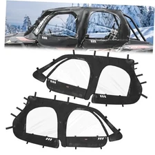  Cab Enclosure For RZR XP4 1000 2014-2023, Upgraded Zipper Soft Upper Doors 