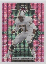 2023 Panini Mosaic Pink Camo Mosaic Prizm Dwight Stephenson #148 HOF 00em