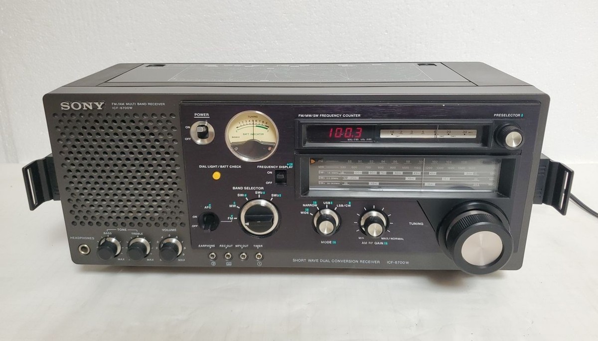 SONY FM/AM MULTI BAND RECEIVER ICF-6700 【公式通販】