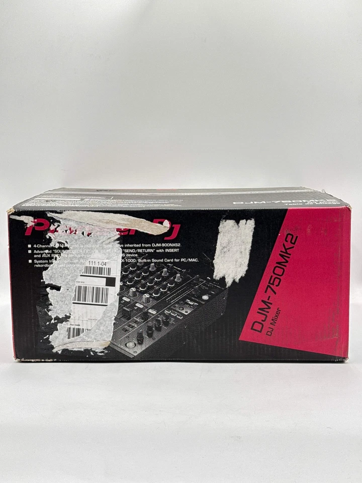 Pioneer DJ DJM-750MK2 4-channel DJ Mixer Brand New - Image 4 of 4