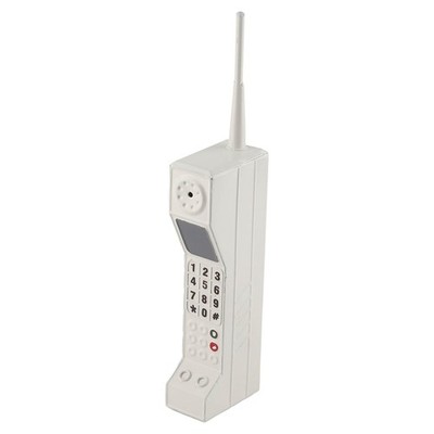 Retro Cordless Telephone Handset, Old Vintage Retro Mobile Phone Mockup,8899