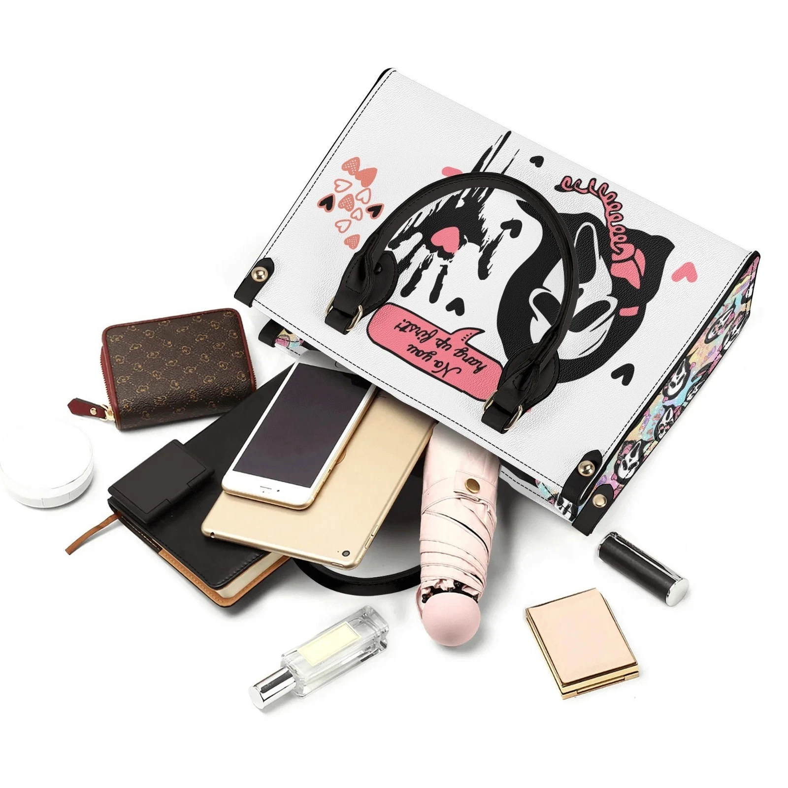 Ghostface Scream Leather Handbag