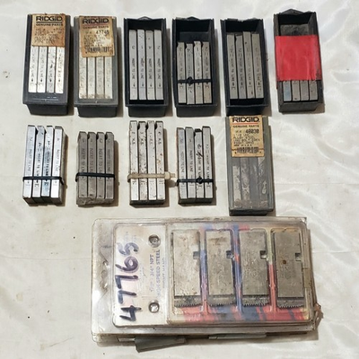 #ad #ad Ridgid Universal Pipe Threading Dies Lot of 15 Packs $299.00