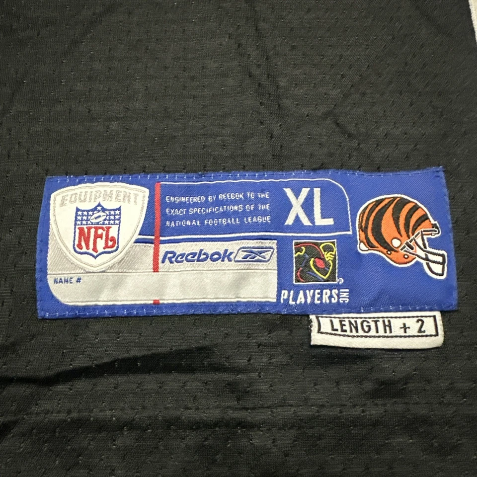 Camiseta deportiva vintage de los Cincinnati Bengals Chad Johnson Ochocinco Reebok talla XL negra Foto 3 de 4