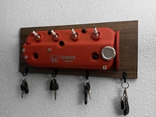 Honda Red Valve Cover Key Hanger Coat rack