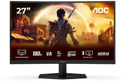 AOC Monitor 27 Zoll (68,58cm) G4 C27G42E FHD 180 Hz Curved (Gebraucht)