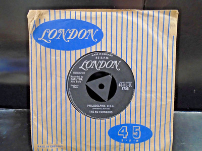 THE NU TORNADOS'' PHILADELPHIA  U.S.A'' Or. UK  TRI CTR LONDON  VG+ COND.IN Or.SL.