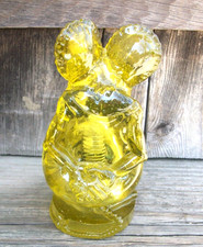 RARE LE 2005 Ed Roth Rat Fink Polystone Resin CLEAR YELLOW Bobblehead Figure