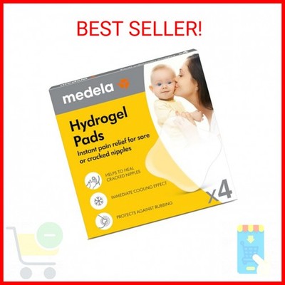 Medela Hydrogel Pads, Instant Pain Relief for Cracked or Sore Nipples from Breas