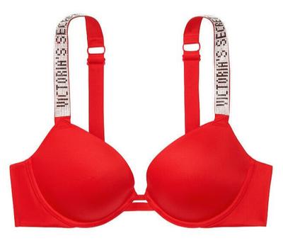 VICTORIA'S SECRET VERY SEXY SHINE STRAP PUSH UP BRA size 34 C | eBay