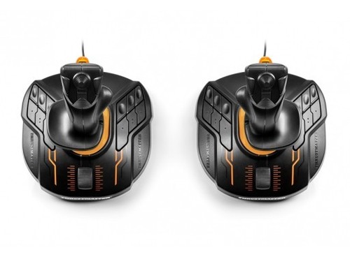 Thrustmaster T.16000M FCS SPACE SIM DUO Noir, Orange USB Joystick Analogique/Num - Photo 3/5