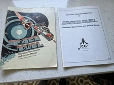 Atari Space Duel Arcade Video Game Manual Pre-owned