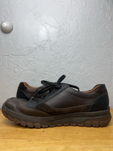 Mephisto Paco Mens 13 Shoes Portugal Brown Leather Air Relax Hydro Protect - Picture 2 of 11