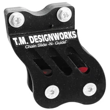 TM Designworks OEM TRX450R Swingarm Chain Guide - Black RCG-TRX-BK