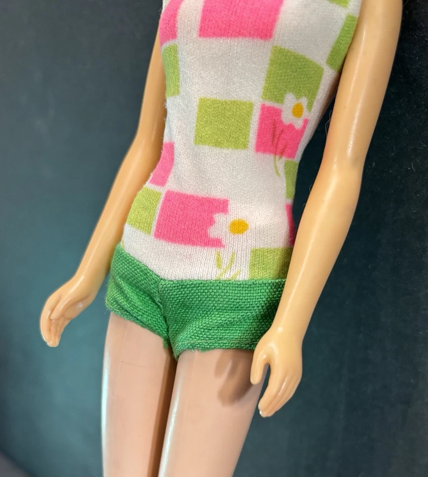 Mattel Vintage 1965 Francie Bendable Leg #1130 Blonde  en Tenue Originale - Photo 4/4