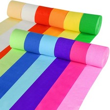 Crepe Paper Streamers Party Birthday Decorations 12 Rolls 984ft Total Length