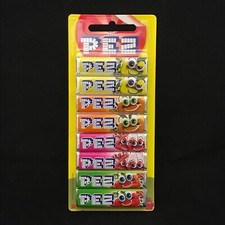 Pez European Assorted Fruit Refills Bonbons 2011 New on Card Blister Pack