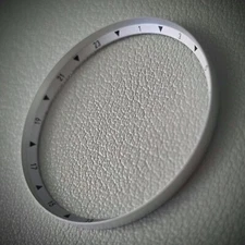 Chapter Ring SKX007 Angled GMT / Sand Blasted + Black - SEIKO MOD SKX