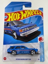 Hot wheels NISSAN MAXIMA DRIFT CAR HW J-IMPORTS 4/10 BLUE