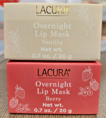 Lacura Overnight Lip Mask Vanilla & Berry 0.7oz 20g (2 Boxes) | eBay