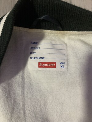 XL]Supreme Suede Bomber Jacket 2012SS Brown Rare Recalled | eBay