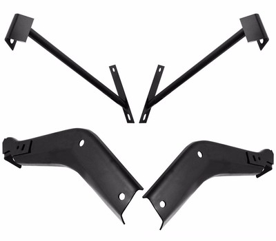 New! 1965-1966 Ford MUSTANG Inner - Outer Bumper Brackets Arms Both Left & Right