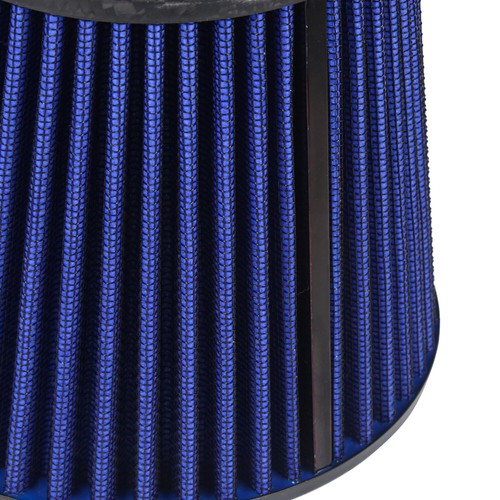 3"/3.5" Carbon Dry Air Filter Cold Air Intake Cone Replacement High Flow Inlet - Picture 65 of 120