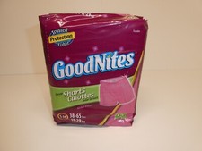 VTG GoodNites 14 pc Sleep Pink Pull-Ups Shorts Sm-Med 38-65lbs NEW 2008