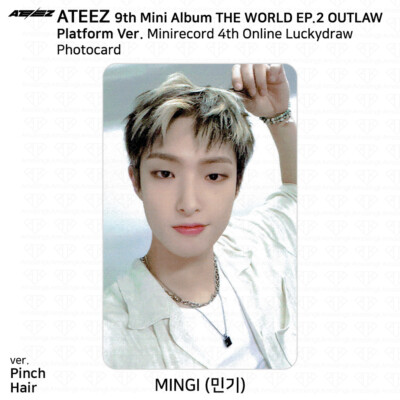 ATEEZ THE WORLD EP.2 OUTLAW Minirecord 4th Online Lucky Draw ATEEZ THE WORLD EP.2 OUTLAW Minirecord 4th Online Lucky Draw