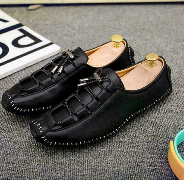 Mens square toe loafers sale