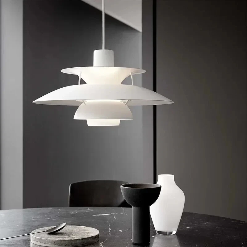 Iron Pendant Light E27 LED Chandelier Colorful Umbrella Lamp Dinning Table Ceil - Image 2 of 4