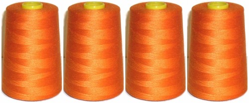 TOP QUALITY SEWING THREAD 120s SPUN POLYESTER, OVERLOCKING 5000 YRDS X 4 CONES - Picture 15 of 52
