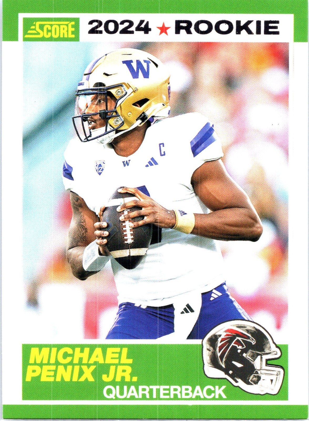 2024 Score - 35th Anniversary Rookie Michael Penix Jr. Red #7 (RC) Falcons