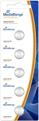 10 Mediarange CR 1216 Lithium Knopfzelle Batterien im 5er Blister